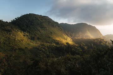 Obraz premium Trekking in Thailand's mountain 