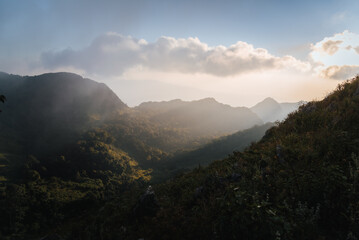 Trekking in Thailand's mountain 