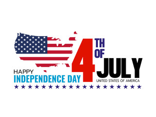 Happy independence day. 4 th july. It is the day celebrate Independence Day, happy holiday