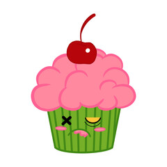 Zombie Halloween Cupcake