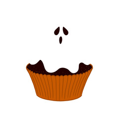 Cute Ghost Halloween Cupcake