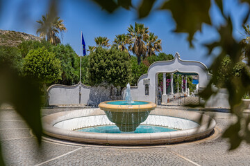 Beautiful complex of Kallithea Springs located at the bay of Kallithea Rhodes Greece