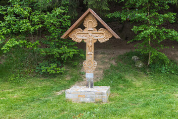 cross in the garden