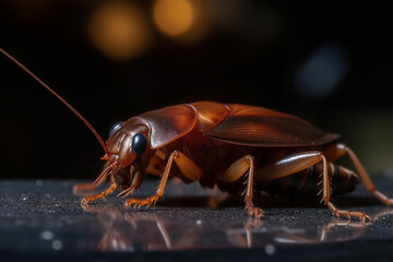 Generative AI.
a cockroach on the floor