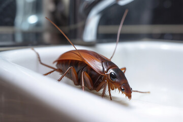 Generative AI.
a cockroach in the toilet