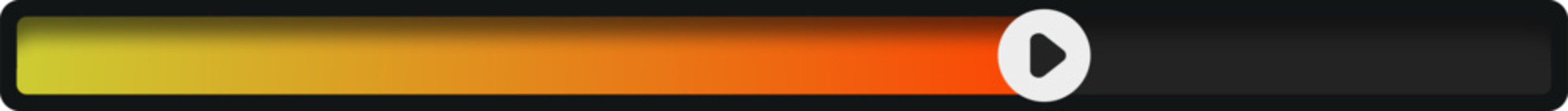 Fototapeta na wymiar UI Slide Button Orange Dark Mode
