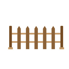 Wooden fence illustration.