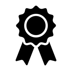 ribbon badge icon