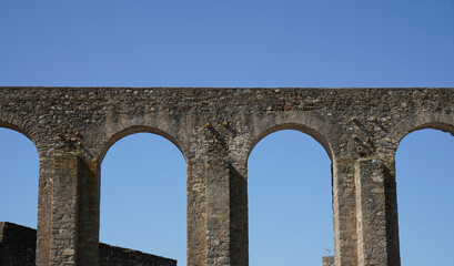 Aqueducts in Portugal are ancient water pipes