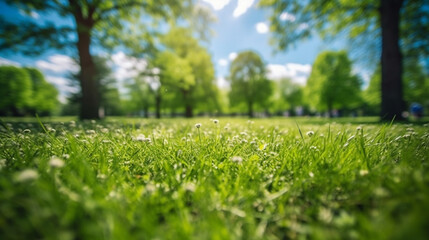 Blur park garden tree in nature background