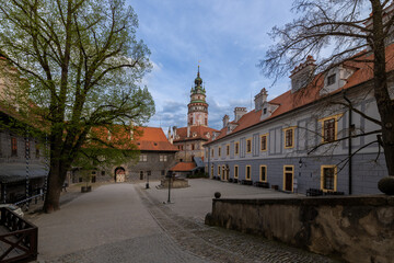 Famous Czech UNESCO city in South Bohemia - Cesky Krumlov (Krummau) - Czech Republic, Europe