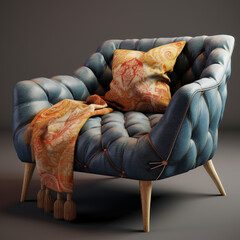 sofa chair design illustration