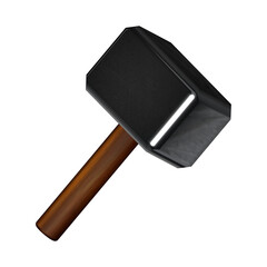 This is a beautifully designed 3D hammer with a beautiful color palette that can be used anywhere.