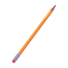 pencil isolated on white background