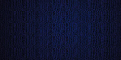 Blue fabric texture. Fabric background Close up texture of natural weave in dark blue or teal color. Fabric texture of natural line textile material .