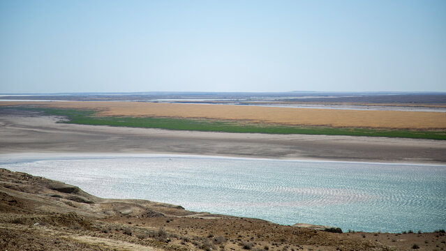 The Amu Darya is a large river