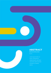 Vector colorful colourful geometric background poster template