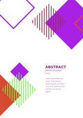 Vector abstract colorful colourful modern geometric shapes background