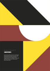 Obraz premium Vector colorful colourful geometric background poster template