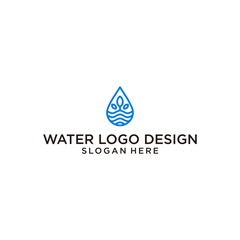 water logo design