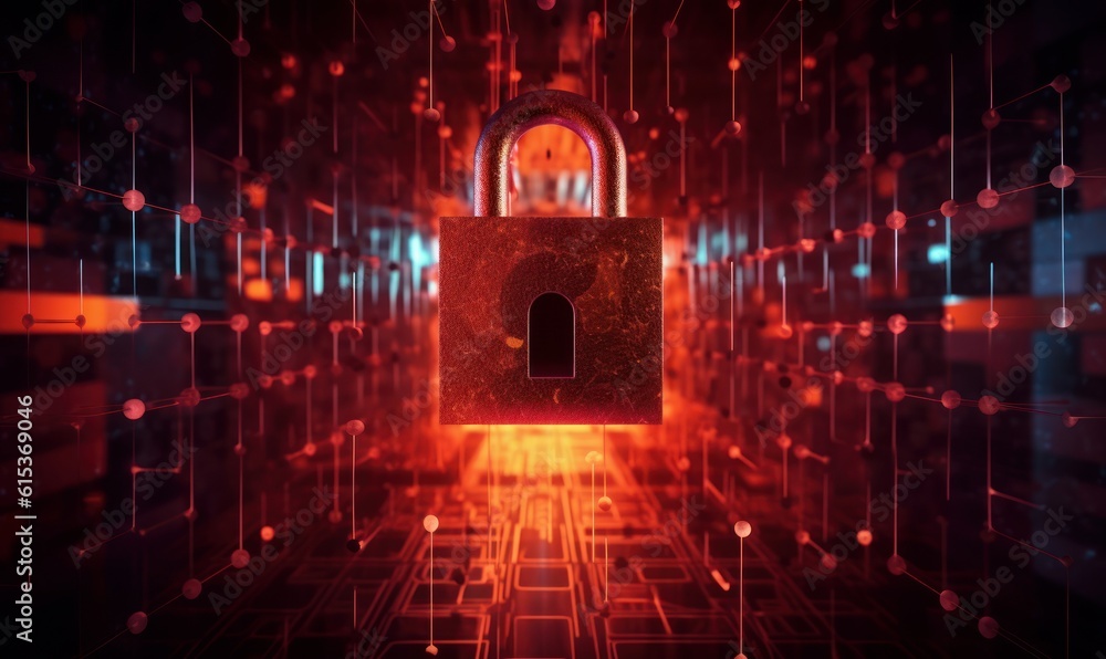 Aufkleber cyber security networks, data protection, user privacy encryption, personal information security. ge