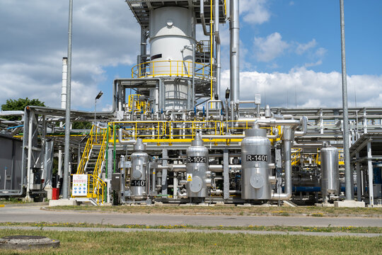 Orlen Południe oil refinery. PKN ORLEN Polski Koncern Naftowy, Polish petroleum refineries company on June 12, 2023 in Trzebinia, Poland.