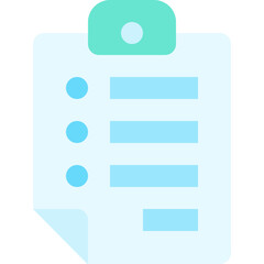 Obraz premium score sheet flat icon