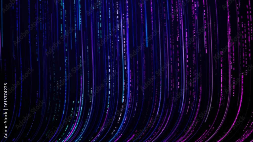 Poster abstract dots and lines transefered the internet data. concept of ai technology. communication and t