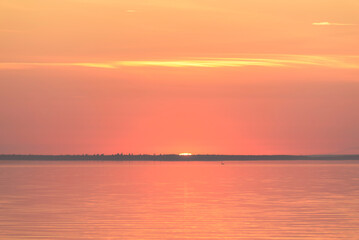 Sunset at Kyiv Sea