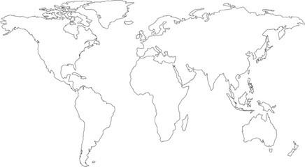 world map