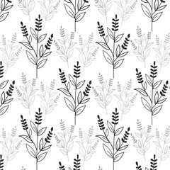 Floral pattern design background template.