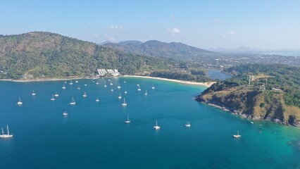 Fototapeta premium Beautiful views in Nai Harn, Rawai, Phuket Thailand