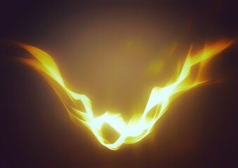 Fototapeta na wymiar abstract fire wave background