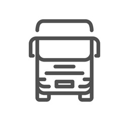 Truck logistics related icon outline and linear vector.