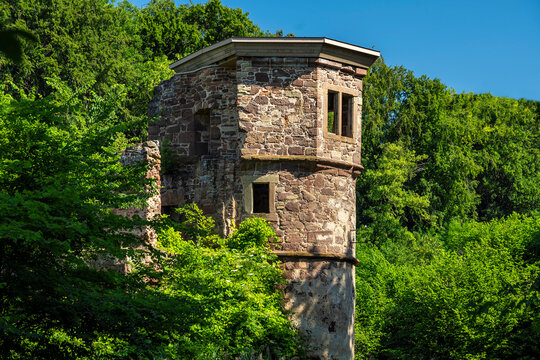 Ruine Wasserschloss in Menzingen