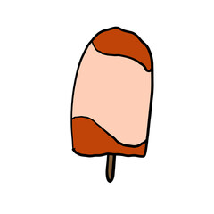 Png illustration of brightly colored ice cream