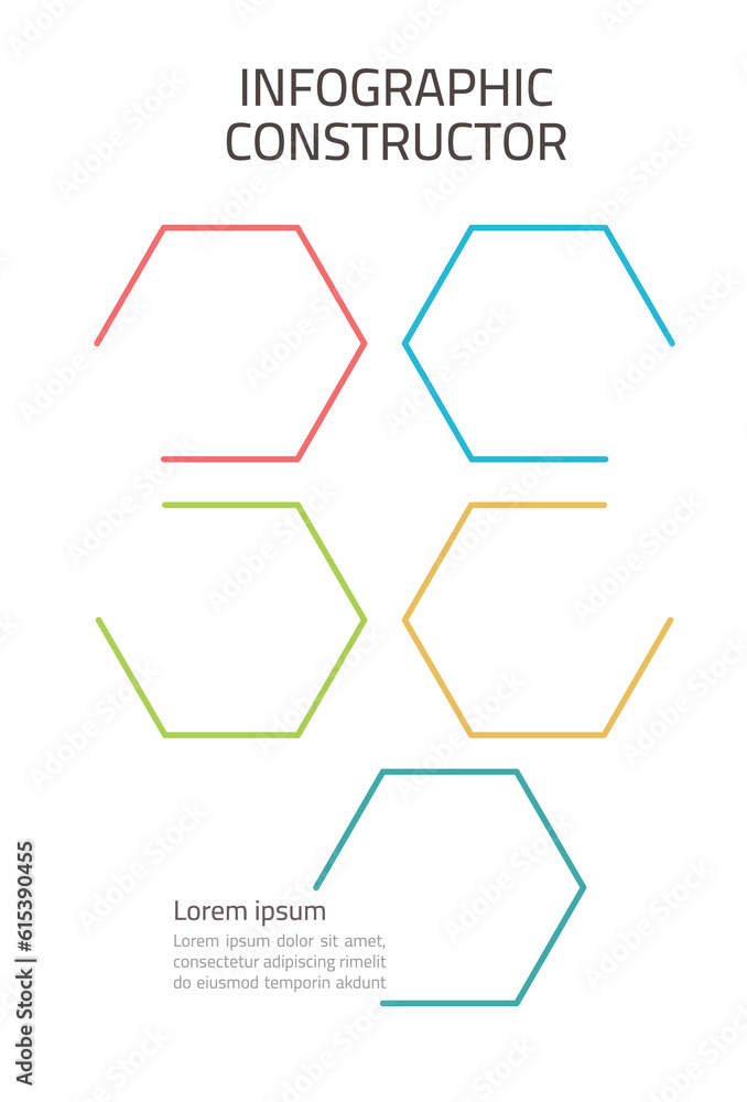 Poster immunization infographic chart design element set. disease prevention and control. abstract vector s
