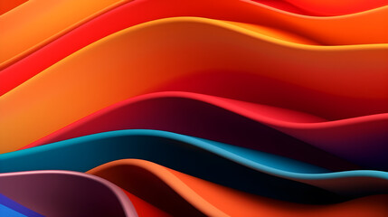 abstract colorful background with lines waves created with Generative AI