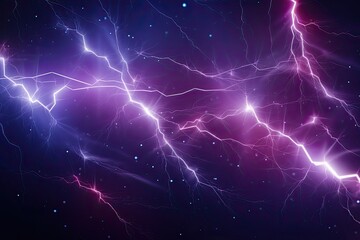 Abstract background with lightning (AI generated)