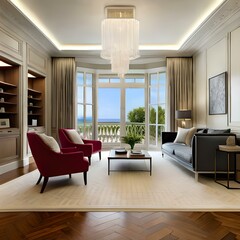 Fototapeta premium living room interior