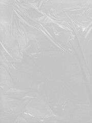 Transparent plastic warp crumpled and creased png. - obrazy, fototapety, plakaty