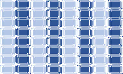 Obraz premium blue two tone cube 3D seamless repeat pattern, replete image design for fabric printing or wallpaper, blue abstract wall 