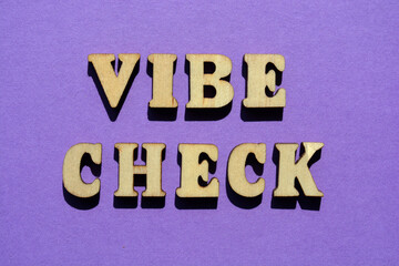 Vibe Check, phrase as banner headline