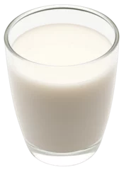 Fotobehang Glass of milk isolated © phive2015