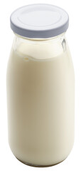 Milk in a jug and a bottle of milk