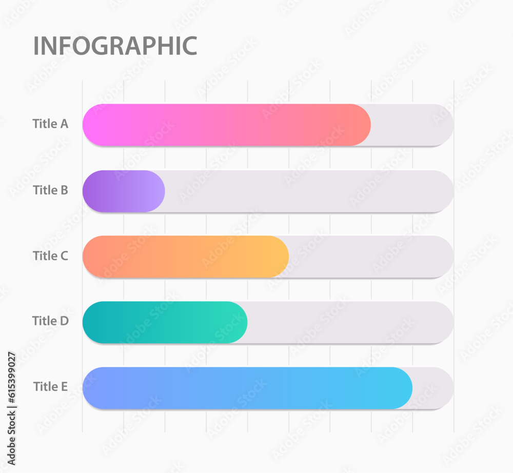 Poster education and information infographic chart design template. comparing categories. data visualizatio