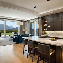 Fototapeta premium modern kitchen interior