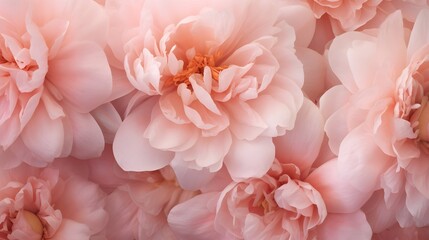 Obraz premium Peony flower luxury background. Generative AI
