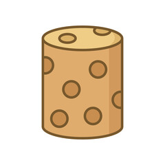 cork icon vector design template in white background