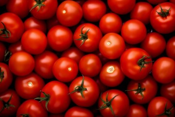 Fresh Tomato Background: Vibrant and Healthy, Generative AI